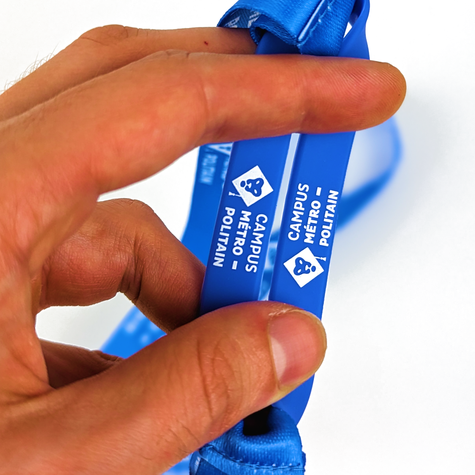 Tour de cou porte-gobelet personnalisé avec texte et logo